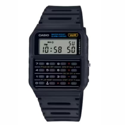 Casio Vintage CA-53W-1Z Digital Black Resin Band Men Watch / Women Watch